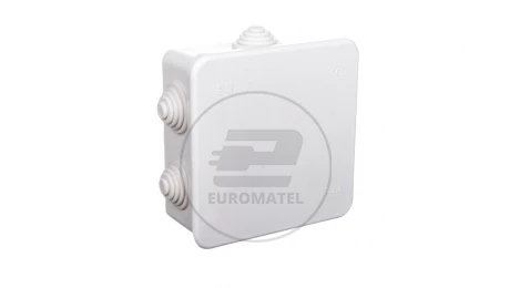 FAST-BOX Puszka natynkowa hermetyczna pojedyncza 110x110x52 IP 55 biała 0243-00