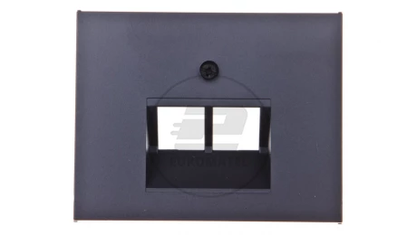 K.1 Element centralny do gniazda UAE RJ11 RJ12 RJ45 kat.3, 5e, 6 45st antracyt mat lakierowany 14097006