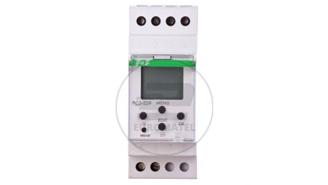 Zegar sterujący cyfrowy roczny 16A jednokanałowy 24-264V AC/DC PCZ-529