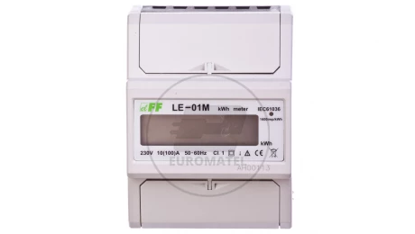Licznik energii elektrycznejzgodność z MID 1-fazowy 100A 230V RS-485 MODBUS RTU wyświetlacz LCD LE-01M