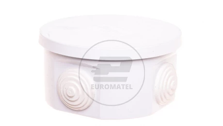 Puszka n/t hermetyczna pusta 80x40mm IP44 biała PO-80B 31.5