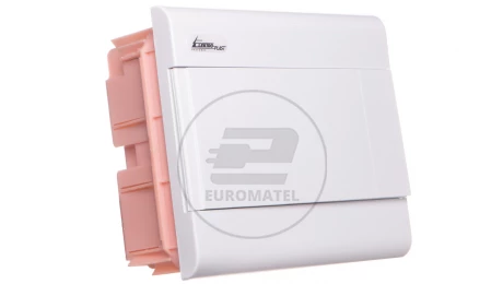 Rozdzielnica modułowa 1x8 podtynkowa IP40 SRp-8/B (N+PE) 2.12
