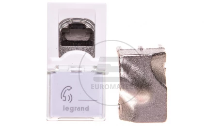 MOSAIC Gniazdo komputerowe pojedyncze RJ45 kat.6 STP białe 076563