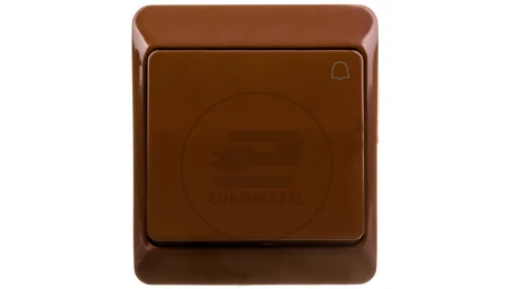 Hermes Przycisk hermetyczny dzwonek 10A IP44 brązowy 0337-06