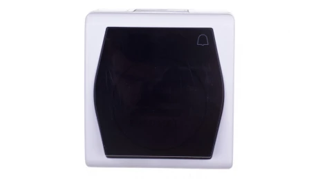 Hermes2 Przycisk hermetyczny dzwonek 10A IP44 szary 1005-01