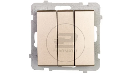 SONATA Łącznik potrójny szampański złoty ŁP-13R/m/39