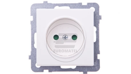 SONATA Gniazdo pojedyncze b/u z przesłonami ecru GP-1RP/m/27