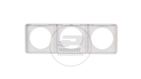 Berker Integro Classic Ramka potrójna pionowa śnieżnobiała 09181919