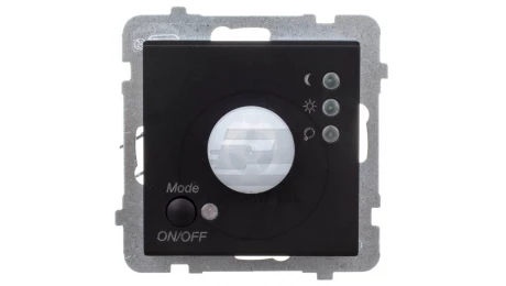 SONATA Elektroniczny czujnik ruchu czarny metalik ŁP-16R/m/33