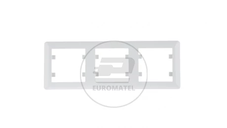 LUMINA2 Ramka potrójna pozioma biała WL5230
