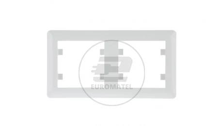 LUMINA2 Ramka podwójna pozioma biała WL5220