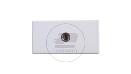 Simon Connect Gniazdo K45/2 audio żeńskie 3,5mm stereo mini-jack czysta biel K123B/9