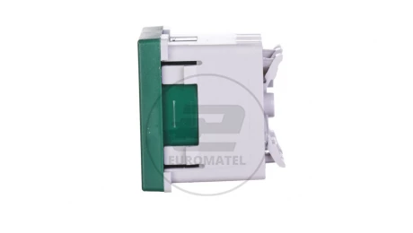 Simon Connect Gniazdo K45 pojedyncze z/u 16A IP20 zielone K22/27