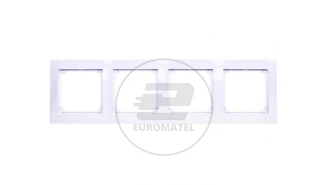 IMPRESJA Ramka poczwórna biała R-4Y/00