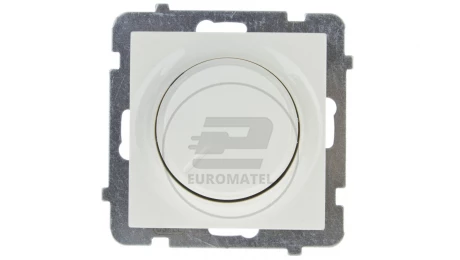 AS Ściemniacz przyciskowo-obrotowy /żarowy i halogenowy/ ecru ŁP-8G/m/27