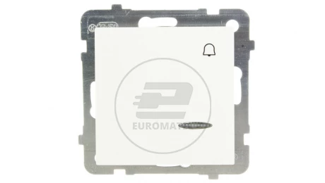 AS Przycisk /dzwonek/ z podświetleniem ecru ŁP-6GS/m/27