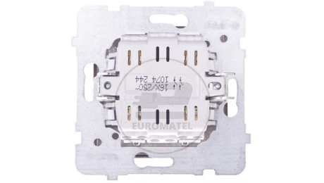 SONATA Łącznik podwójny z podświetleniem czekoladowy metalik ŁP-11RS/m/40
