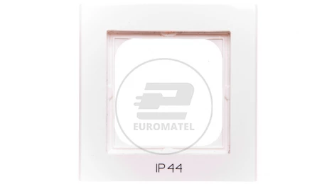 SONATA Ramka pojedyncza do łączników IP44 ecru RH-1R/27