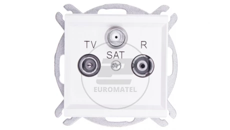 SONATA Gniazdo antenowe RTV-SAT końcowe ecru GPA-RS/m/27