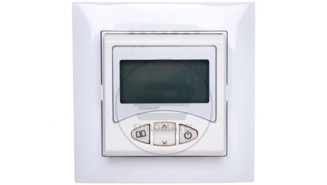 Sentia Regulator temperatury z wyświetlaczem LCD i sensorem 5-55st biały 1465-00