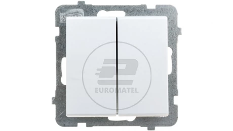 SONATA Łącznik schodowy podwójny biały ŁP-10R/m/00