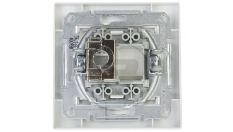 ASFORA Gniazdo komputerowe pojedyncze RJ45 kat.5e ekranowane białe EPH5000121