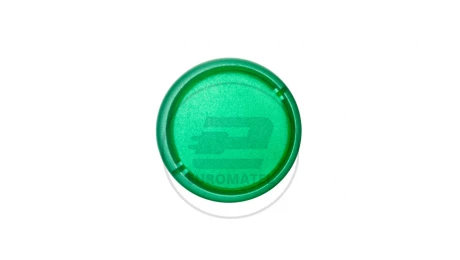 Soczewka lampki 22mm płaska bez opisu zielona M22-XL-G 216455