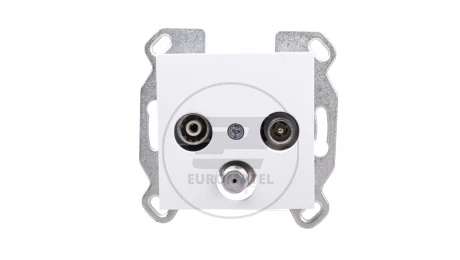 LUMINA2 Gniazdo antenowe RTV-SAT standard białe WL3110