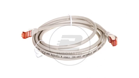 Kabel krosowy (Patch Cord) S/FTP kat.6 szary 2m DK-1644-020