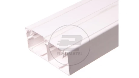 Simon Connect Kanał kablowy dwukomorowy Cabloplus PVC 130x55mm K45 czysta biel TK12102/9