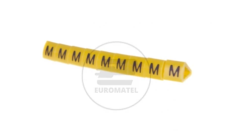 Oznacznik przewodów OZ-1/M żółty E04ZP-01020203500 /100szt./