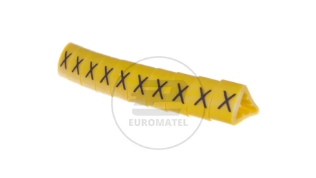 Oznacznik przewodów OZ-2/X żółty E04ZP-01020403600 /100szt./