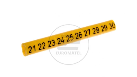 Oznacznik przewodów OZ-0/21-30 żółty E04ZP-01020101300 /100szt./