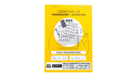 Znaki samoprzylepne ZS D32/UZK E04ZP-02030406200