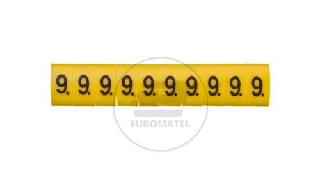 Oznacznik przewodów OZ-3/9 żółty E04ZP-01020501000 /100szt./