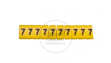 Oznacznik przewodów OZ-3/7 żółty E04ZP-01020500800 /100szt./