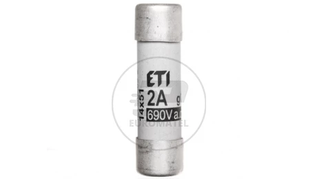 Wkładka bezpiecznikowa cylindryczna 14x51mm 2A gG 690V CH14 002630001