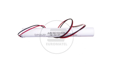 Akumulator 4,8V 1500mAh niklowo-kadmowy NiCd 4,8V 1500mAh