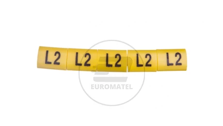 Oznacznik przewodów OZ-2/l2 żółty E04ZP-01020404900 /100szt./