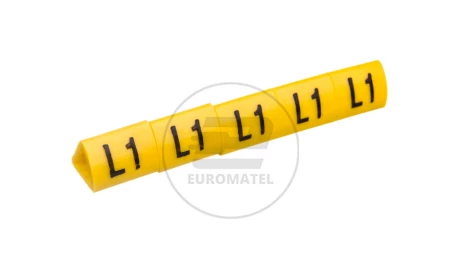 Oznacznik przewodów OZ-2/L1 żółty E04ZP-01020404800 /100szt./