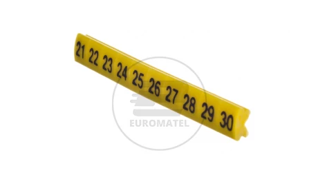 Oznacznik do złączek EZ-5/21-30 żółty R34RR-02050301400 /100szt./