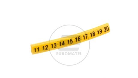 Oznacznik do złączek EZ-5/11-20 żółty R34RR-02050301300 /100szt./
