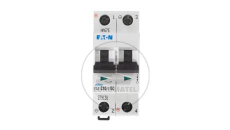 Wyłącznik nadprądowy 2P C 10A 15kA DC FAZ C10/2-DC 279138