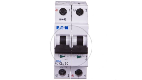 Wyłącznik nadprądowy 2P C 2A 15kA DC FAZ C2/2-DC 279134