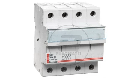 Rozłącznik bezpiecznikowy cylindryczny 3P+N 10x38mm RB348 005848