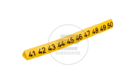 Oznacznik przewodów OZ-1/41-50 żółty E04ZP-01020201500 /100szt./