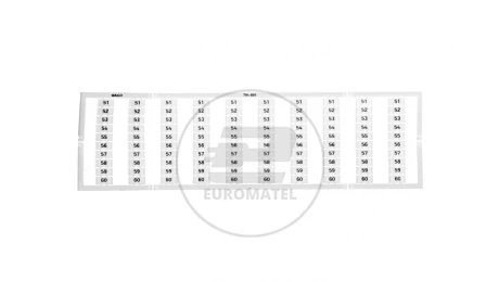 Oznaczniki WMB 10x 51-60 794-601 /5szt./