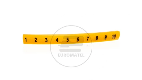 Oznacznik do złączek EZ-6/1-10 żółty R34RR-02050102500 /100szt./
