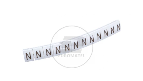 Oznacznik biały symbole DK 1/Z5 /N/ 89296006 /100szt./