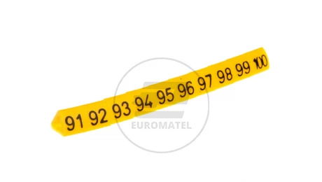 Oznacznik przewodów OZ-1/91-100 żółty E04ZP-01020202000 /100szt./